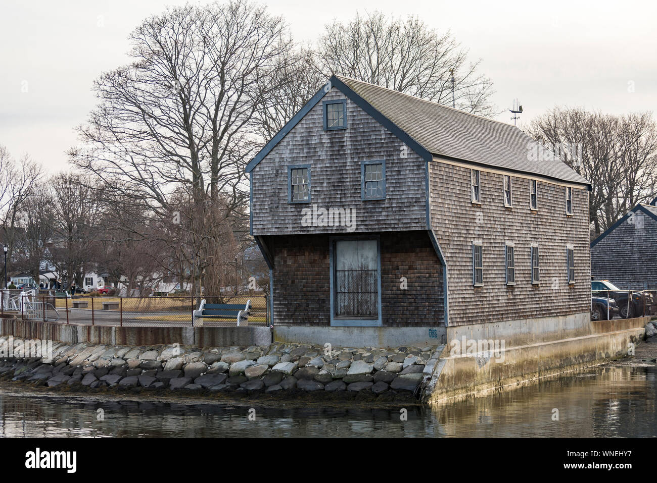 Prescott Park and Sheafe Warehouse, Portsmouth, NH Stock Photo Alamy