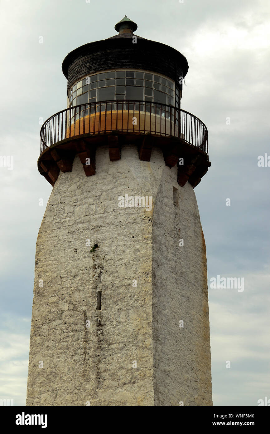 Southerness Lighthouse, Dumfries & Galloway, Scotland, UK Stock Photo