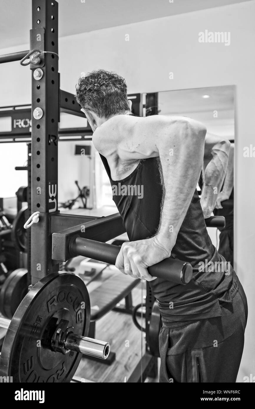 Fitness Studio And Gym With Equipment Stock Photo - Alamy