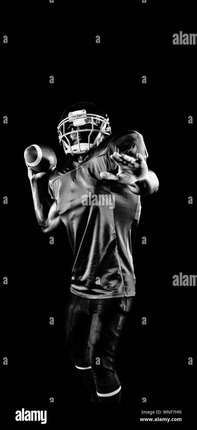 Strong Rugby Player Stock Photo - Alamy