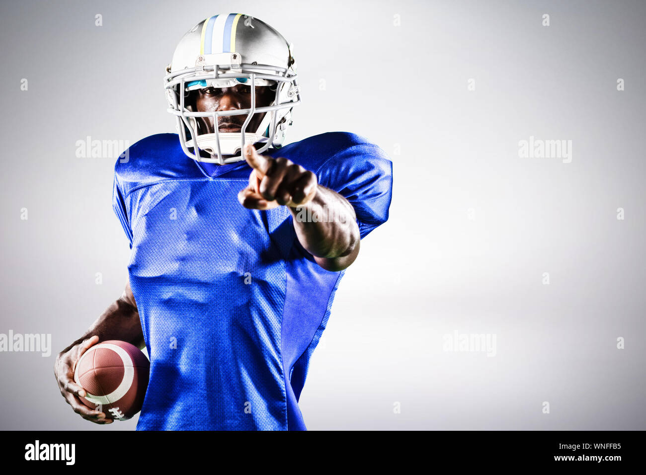 Strong Rugby Player Stock Photo - Alamy