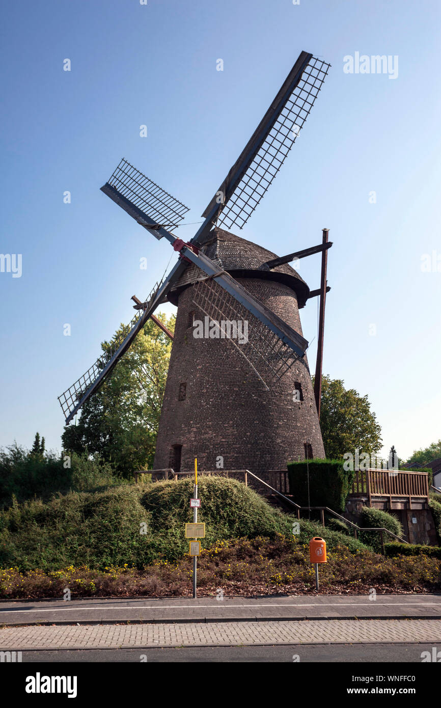 Tower windmill in Dinslaken Hiesfeld Stock Photo