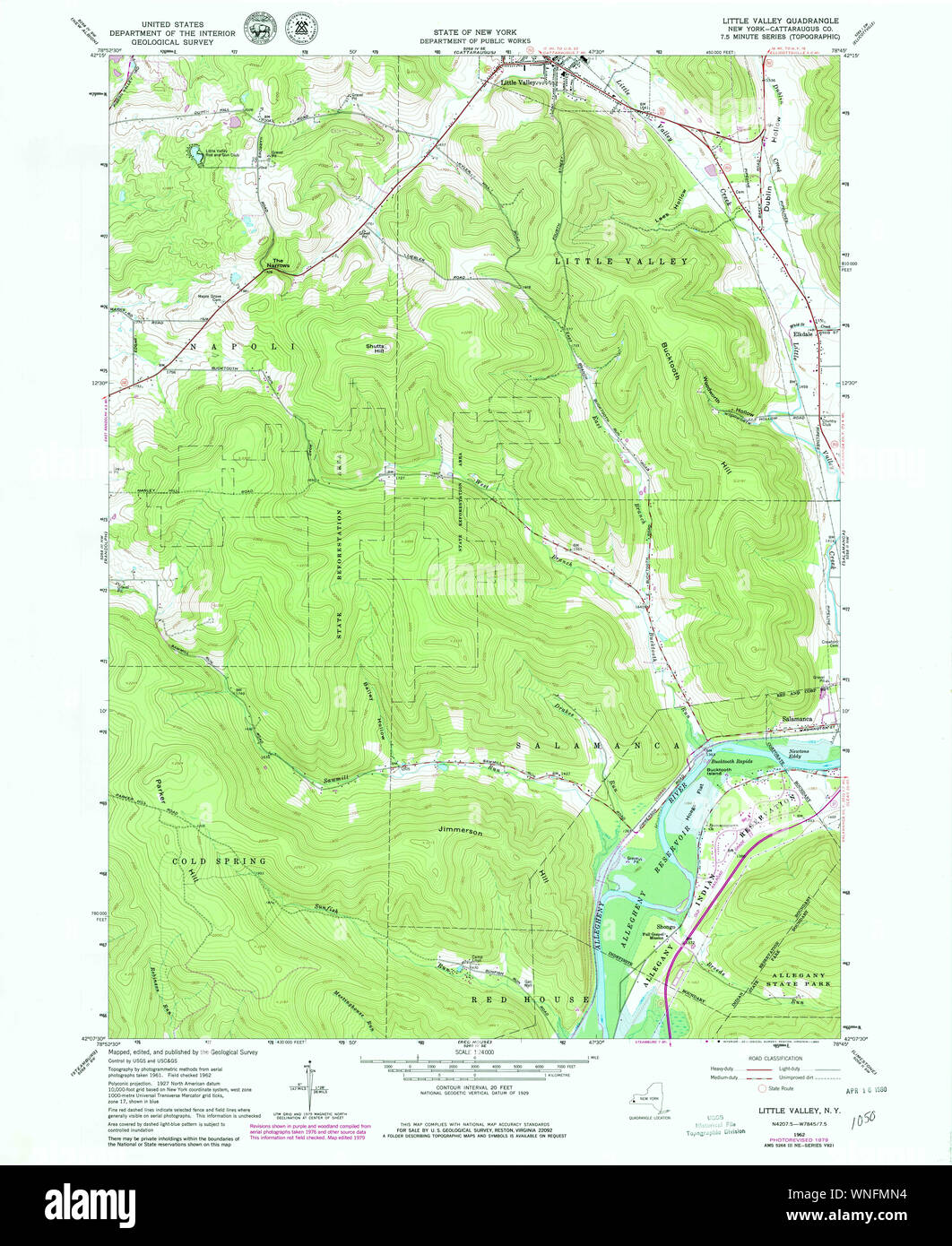 Map of little valley new york hires stock photography and images Alamy