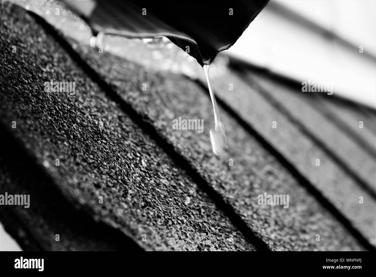 Closeup Of Water Dripping From Metal Stock Photo Alamy