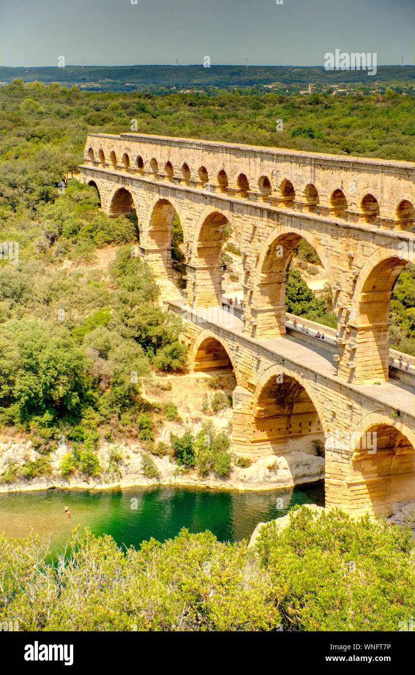 Pont du Gard, France Stock Photo Alamy