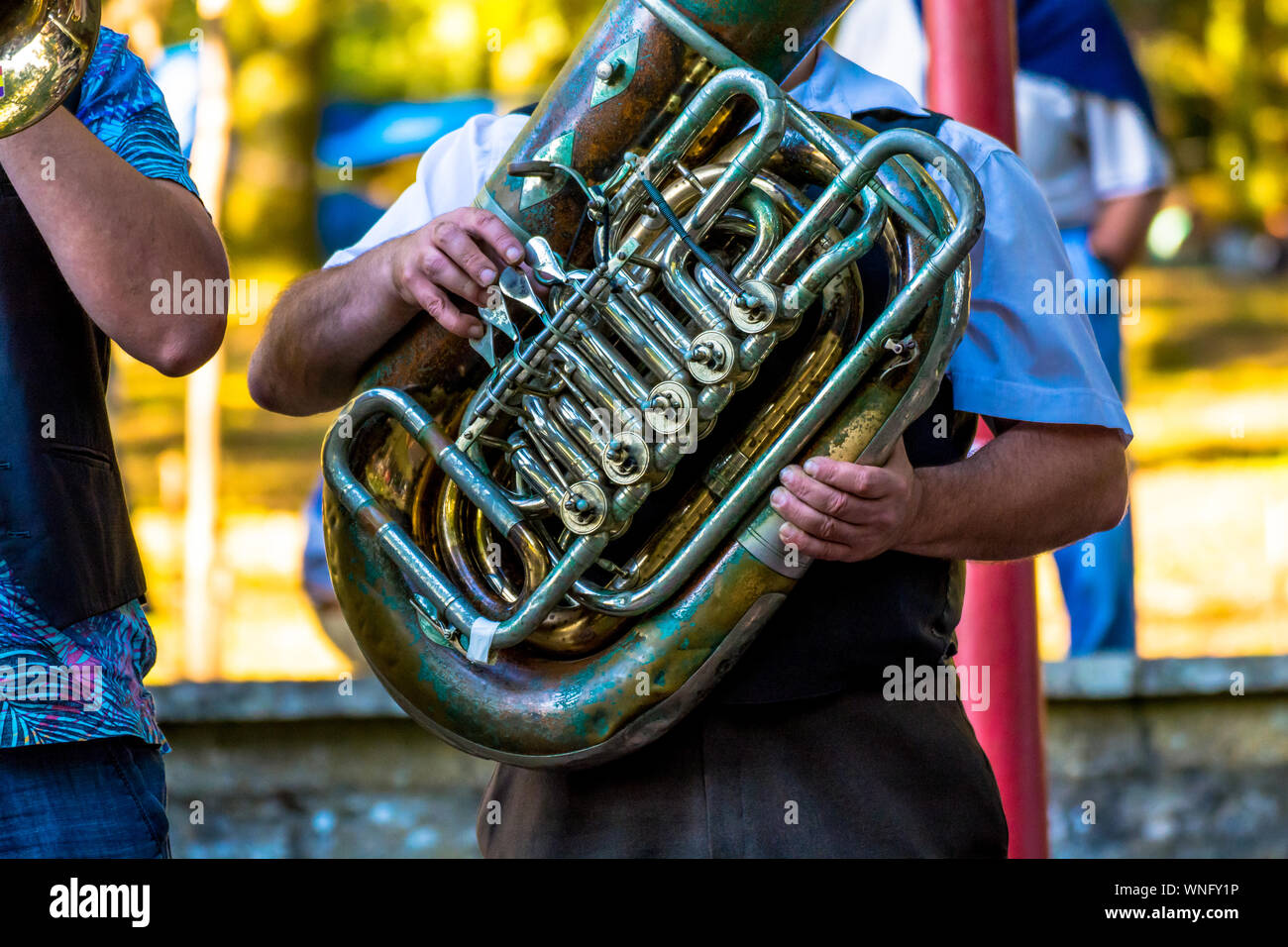 Playing tuba hires stock photography and images Alamy