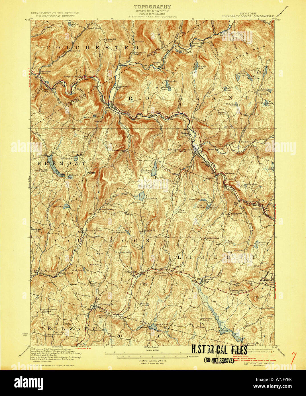 Map of livingston manor hires stock photography and images Alamy