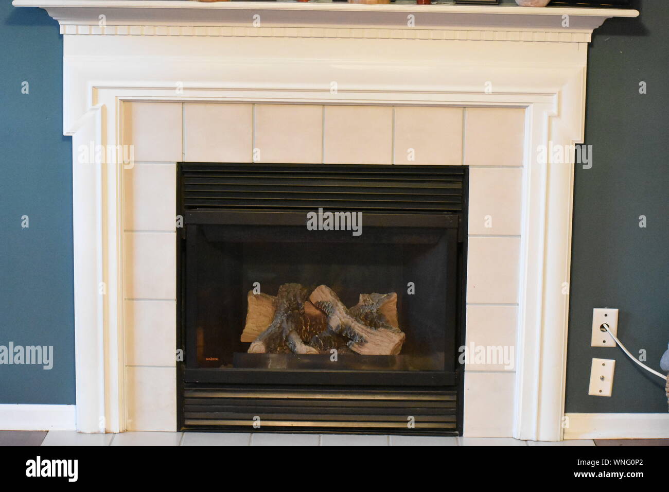 White Fire Surround Stock Photos White Fire Surround Stock
