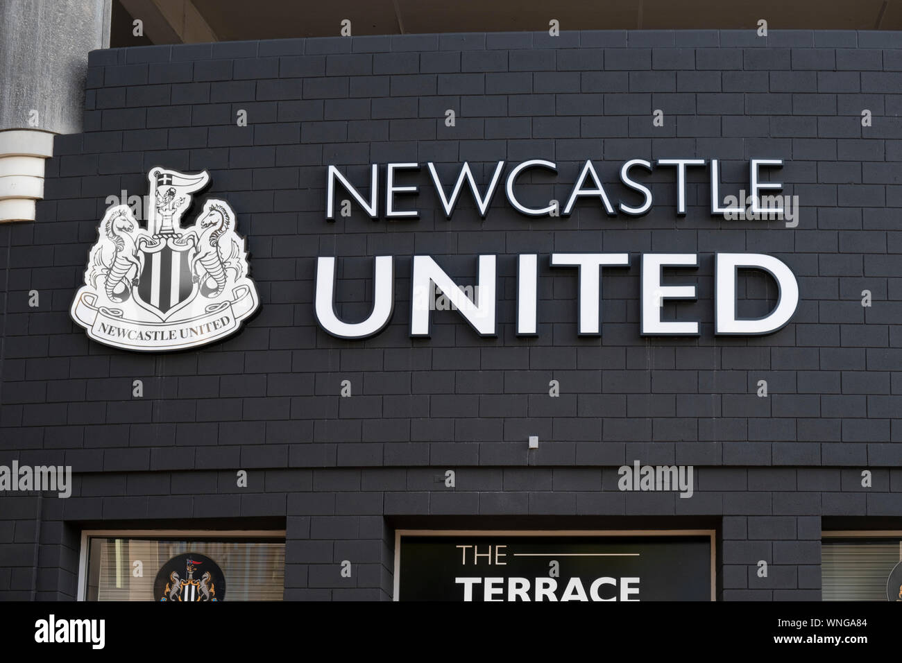 St James Park Newcastle United football stadium in Newcastle upon Tyne Stock Photo Alamy