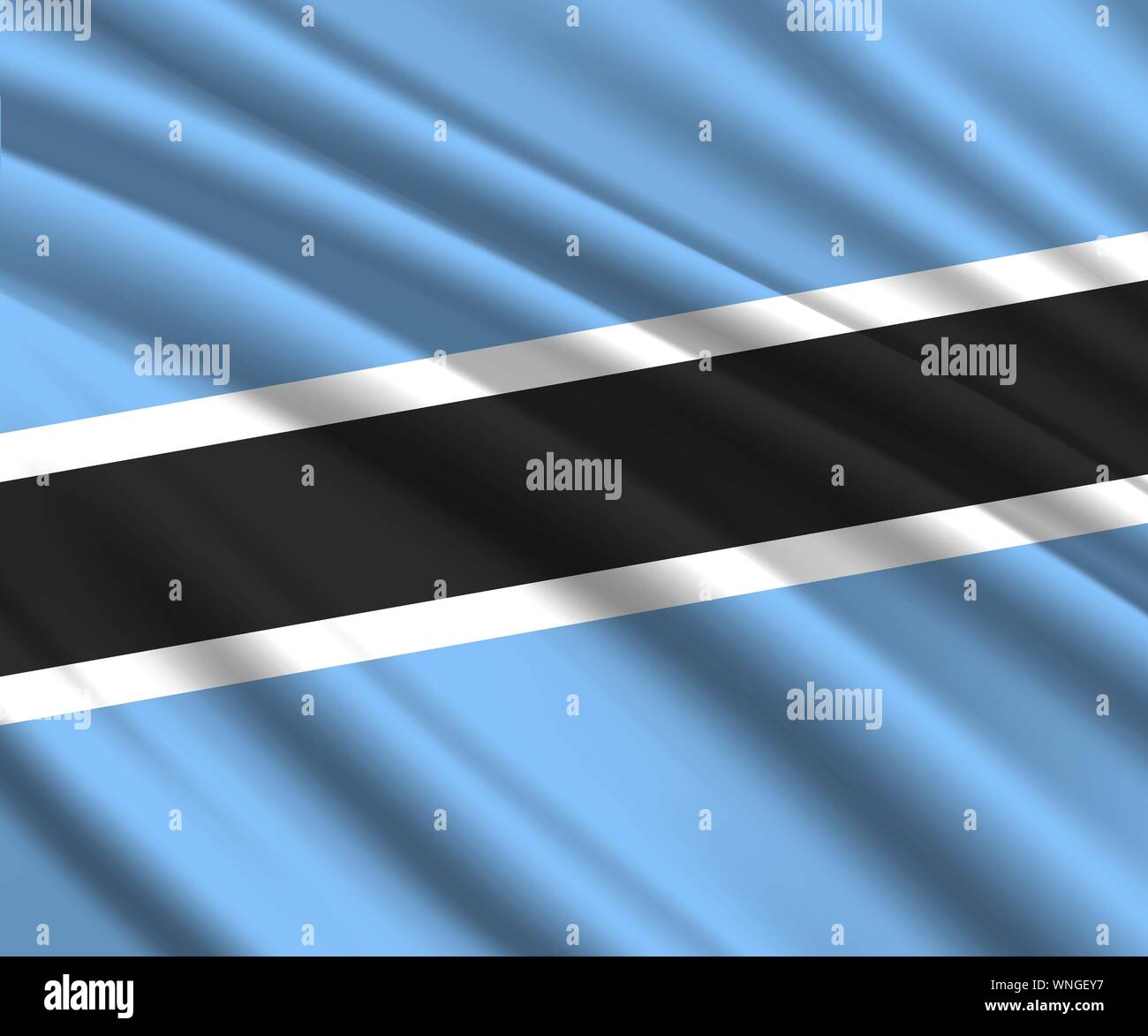 Background with 3d waving flag of Botswana Stock Vector Image & Art - Alamy