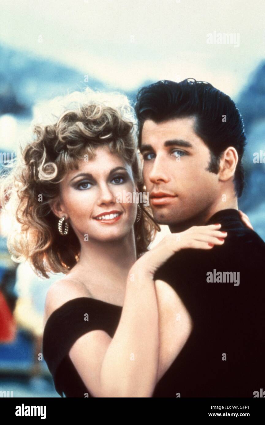 Grease Year : 1978 USA Director : Randal Kleiser Olivia Newton John, John Travolta Stock Photo