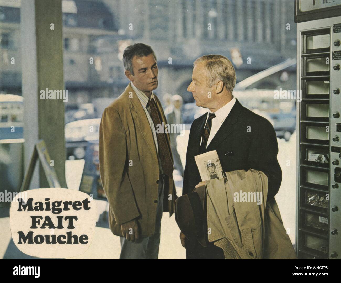 Maigret und sein größter Fall  Year: 1966 Austria / West Germany Director: Alfred Weidenmann Günther Stoll, Heinz Rühmann Stock Photo