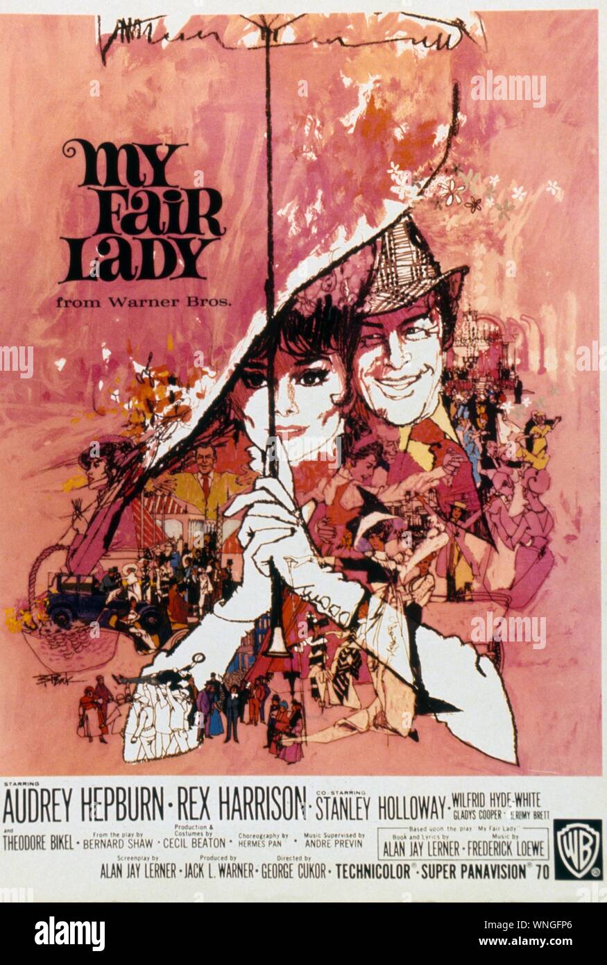 My Fair Lady Movie Poster (27 x 40 Inches - 69cm x 102cm) (1964) Style B  -(Audrey Hepburn)(Rex Harri…See more My Fair Lady Movie Poster (27 x 40