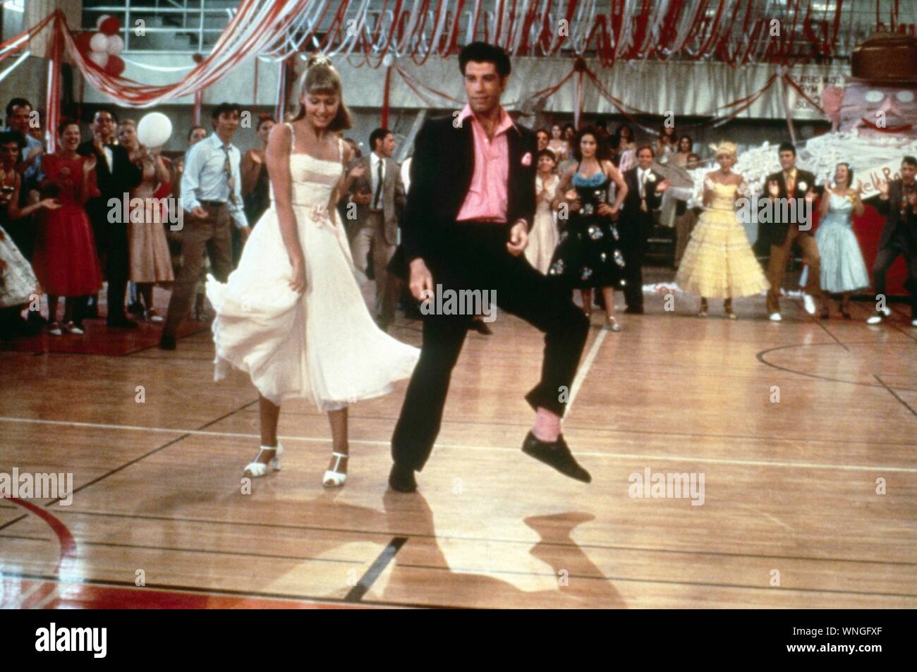 Grease  Year: 1978 USA Olivia Newton John, John Travolta  Director: Randal Kleiser Stock Photo