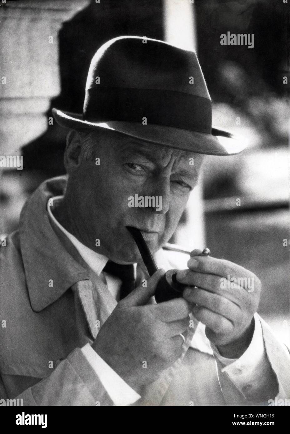Maigret und sein größter Fall  Year: 1966 Austria / West Germany Director: Alfred Weidenmann  Heinz Rühmann Stock Photo