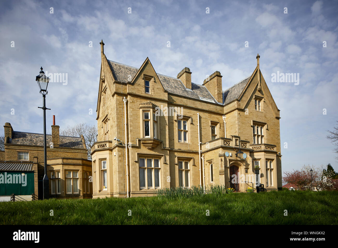 Tameside Ryecroft Hall Manchester Rd, Audenshaw, beautiful Grade II listed civic building donated to the people of Audenshaw by Austin Hopkinson in 19 Stock Photo