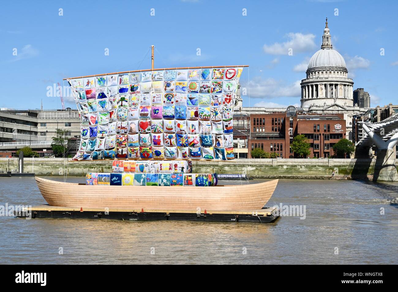 The Ship of Tolerance by Ilya and Emiia Kabakov, Tate Modern, London. UK Stock Photo