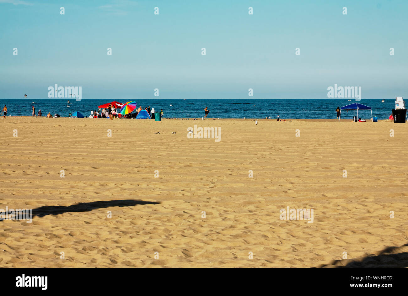 Beach Scene Sand Atlantic Ocean People Vacation