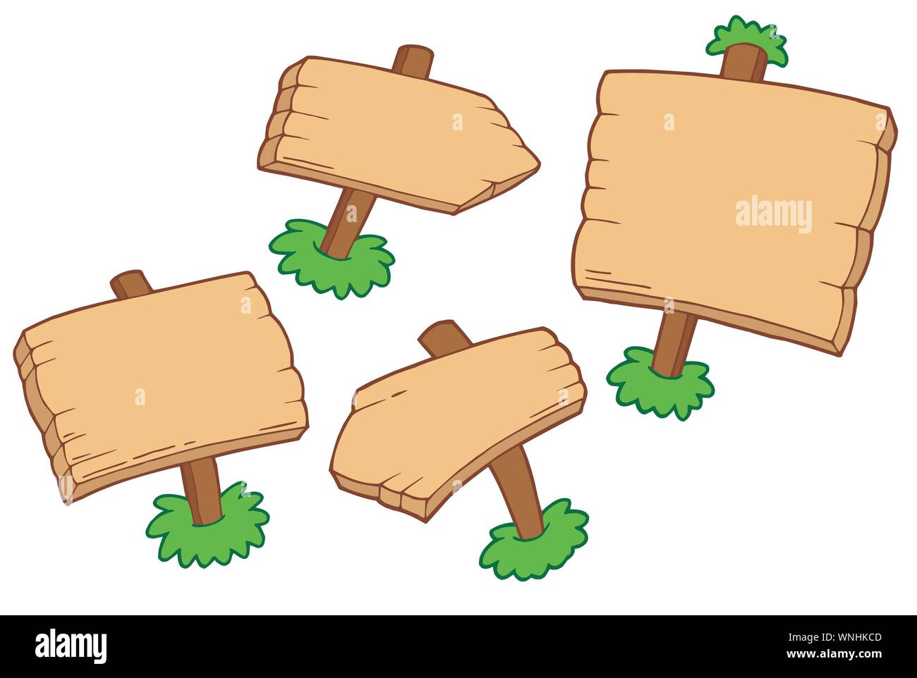 Various wooden signs Stock Vector Image & Art - Alamy