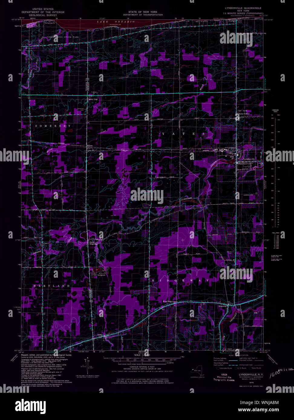 Map of lyndonville hires stock photography and images Alamy