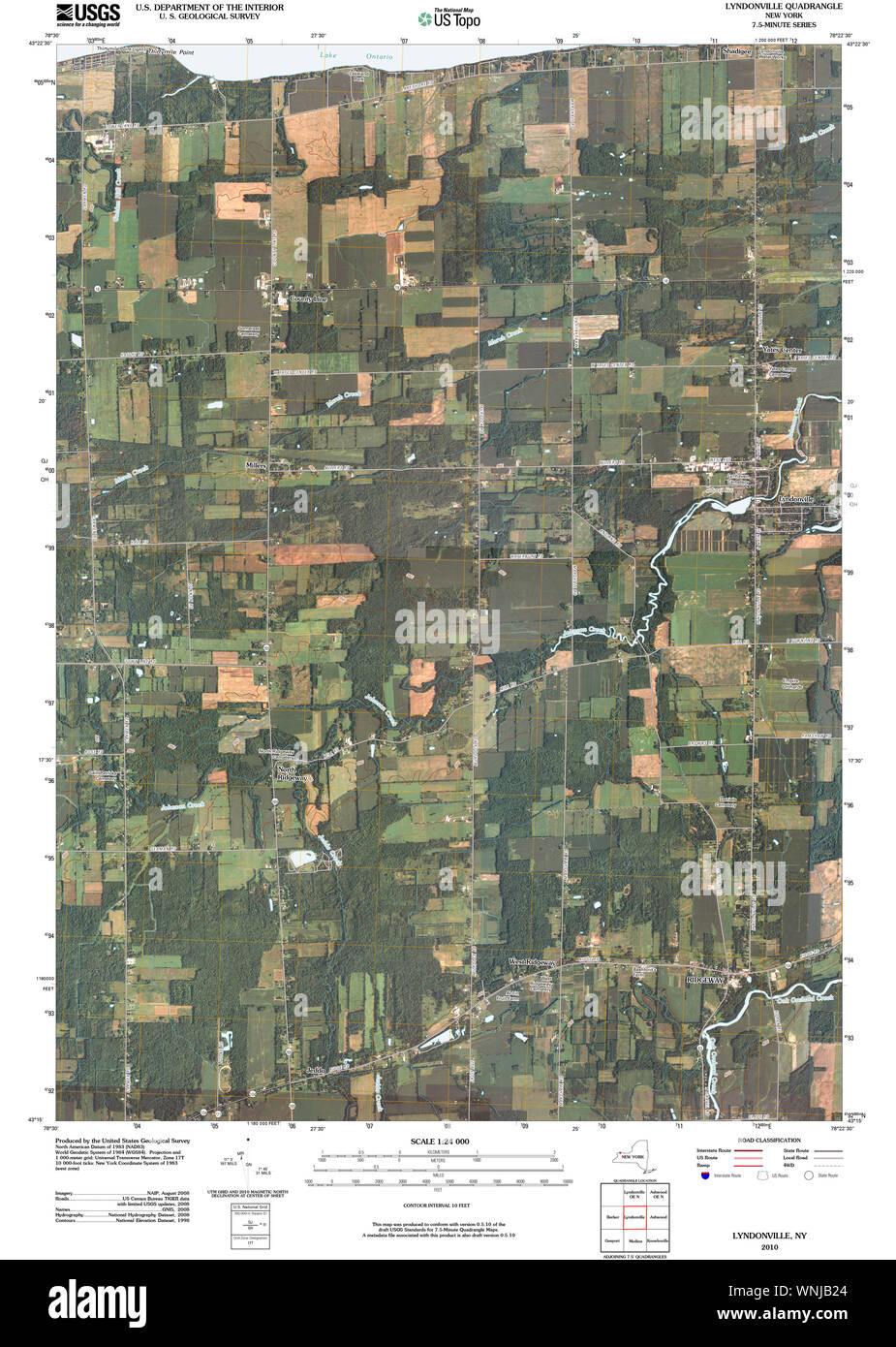 Map of lyndonville hires stock photography and images Alamy