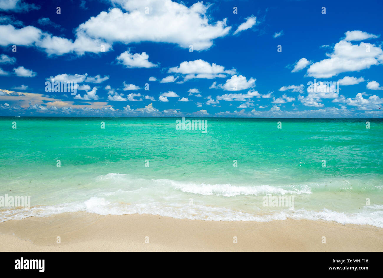 Tropical beach sea waves turquoise hi-res stock photography and images ...