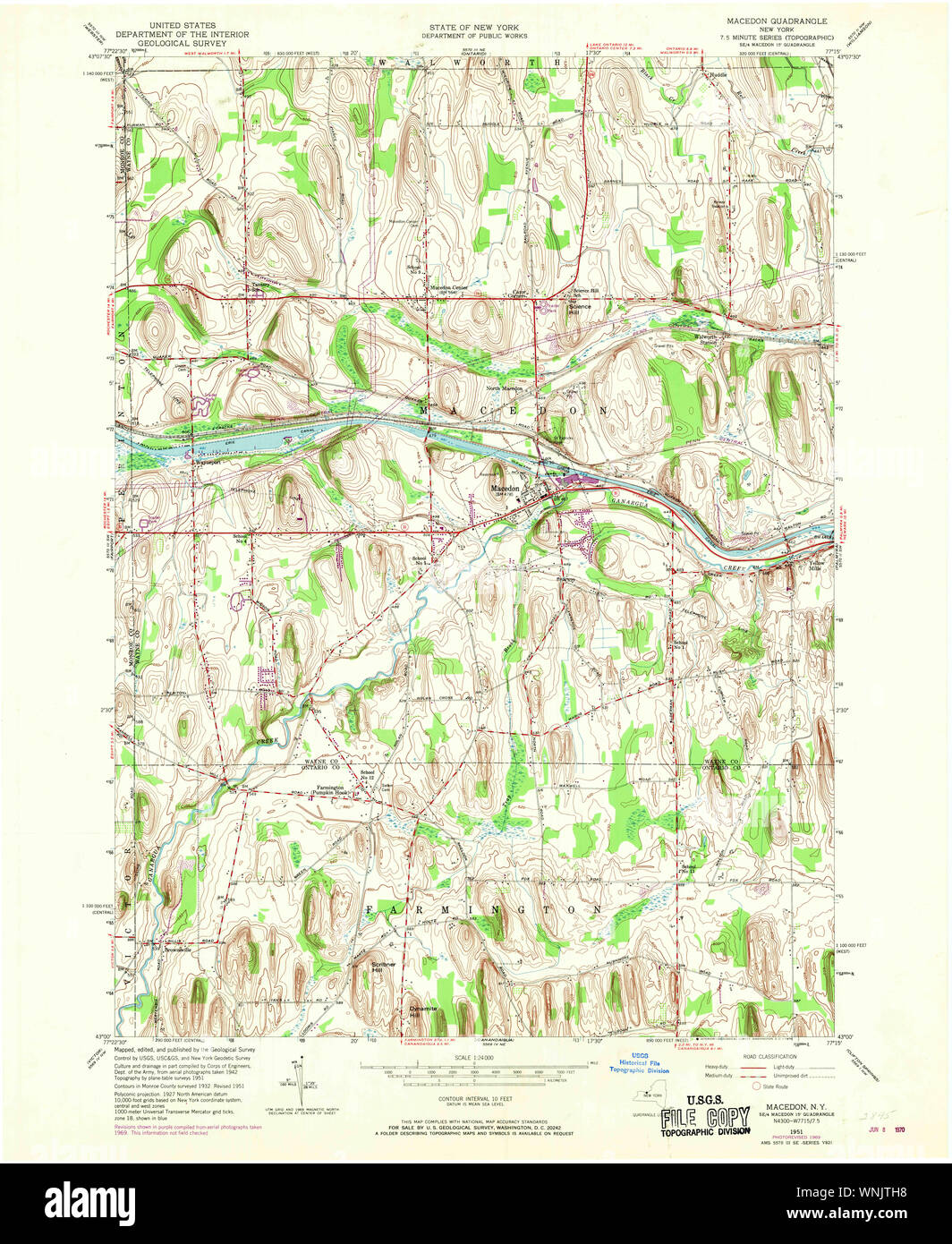 New York NY Macedon 130416 1951 24000 Restoration Stock Photo Alamy