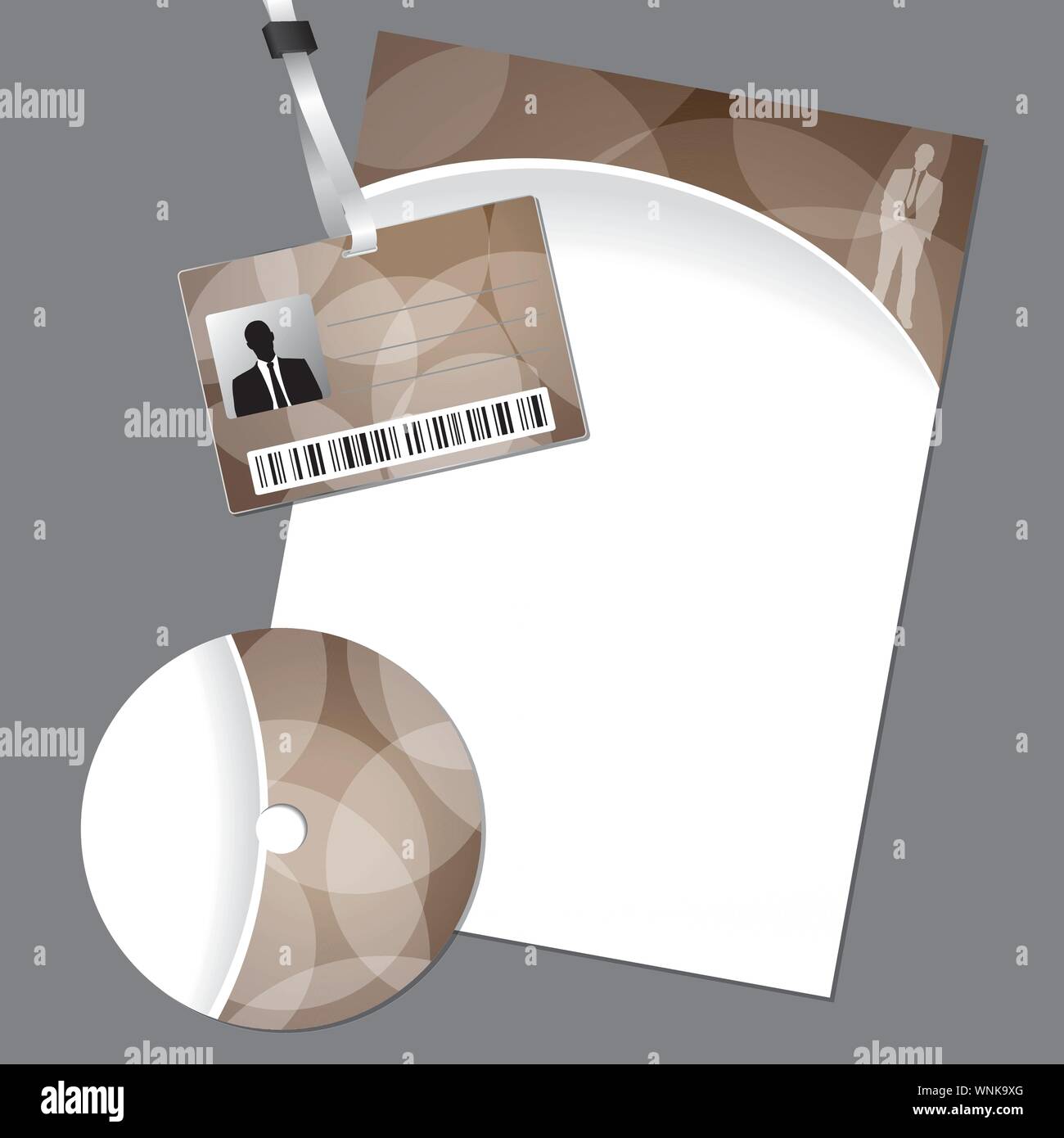 Company stationary vector set Stock Vector Image &amp; Art - Alamy