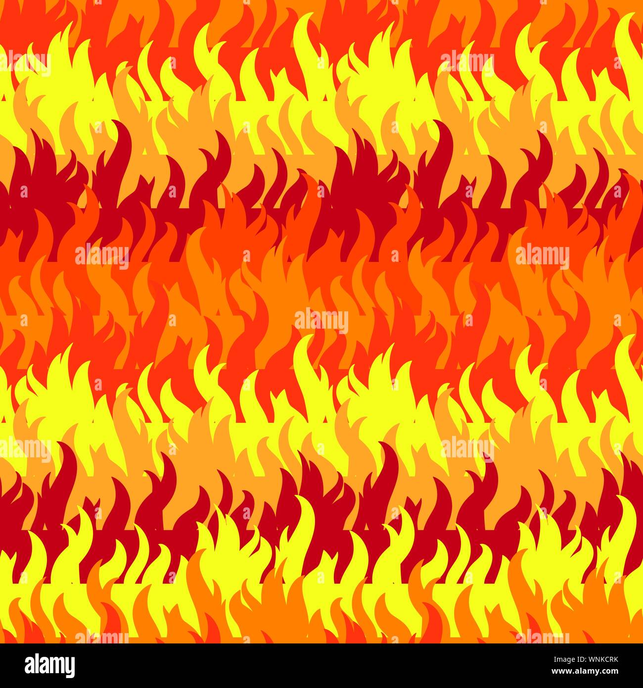 seamless vector pattern background with stripes of flames Stock Vector ...