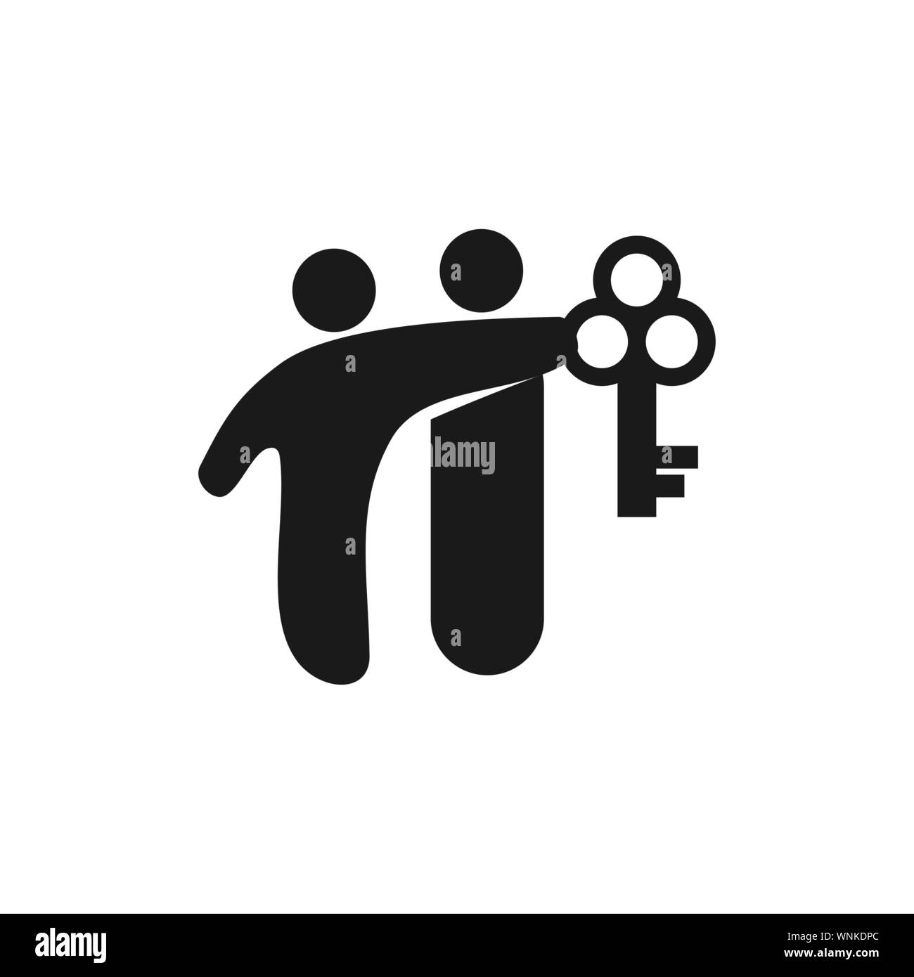 Commitment Teamwork Together Business Black Logo Illustration Vector ...