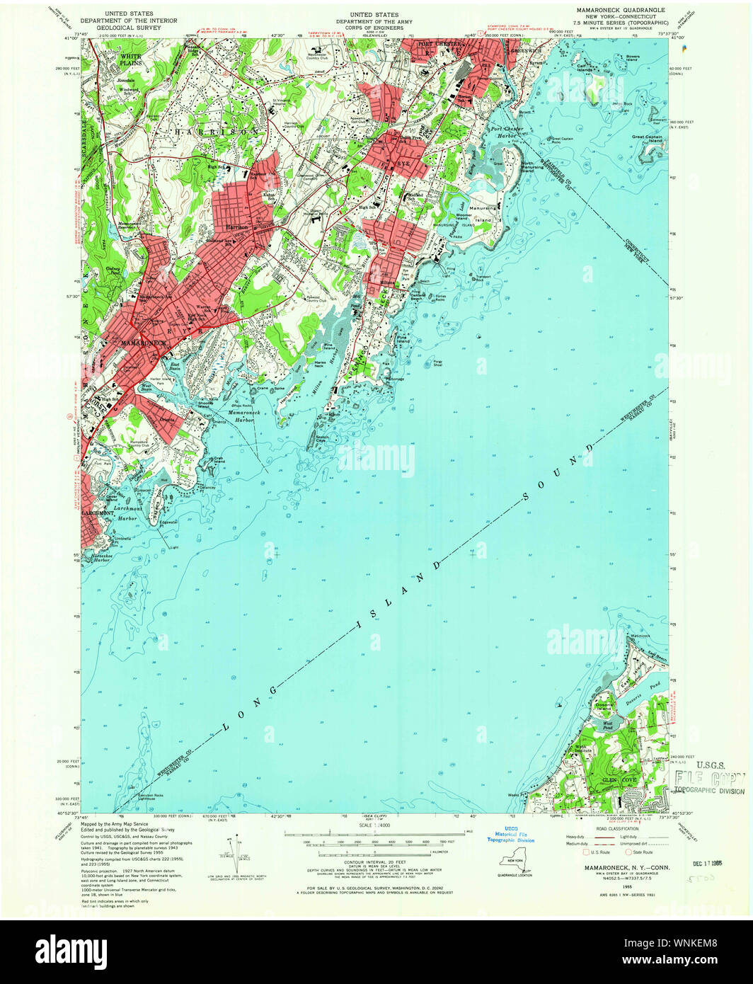 Map of mamaroneck new york hires stock photography and images Alamy