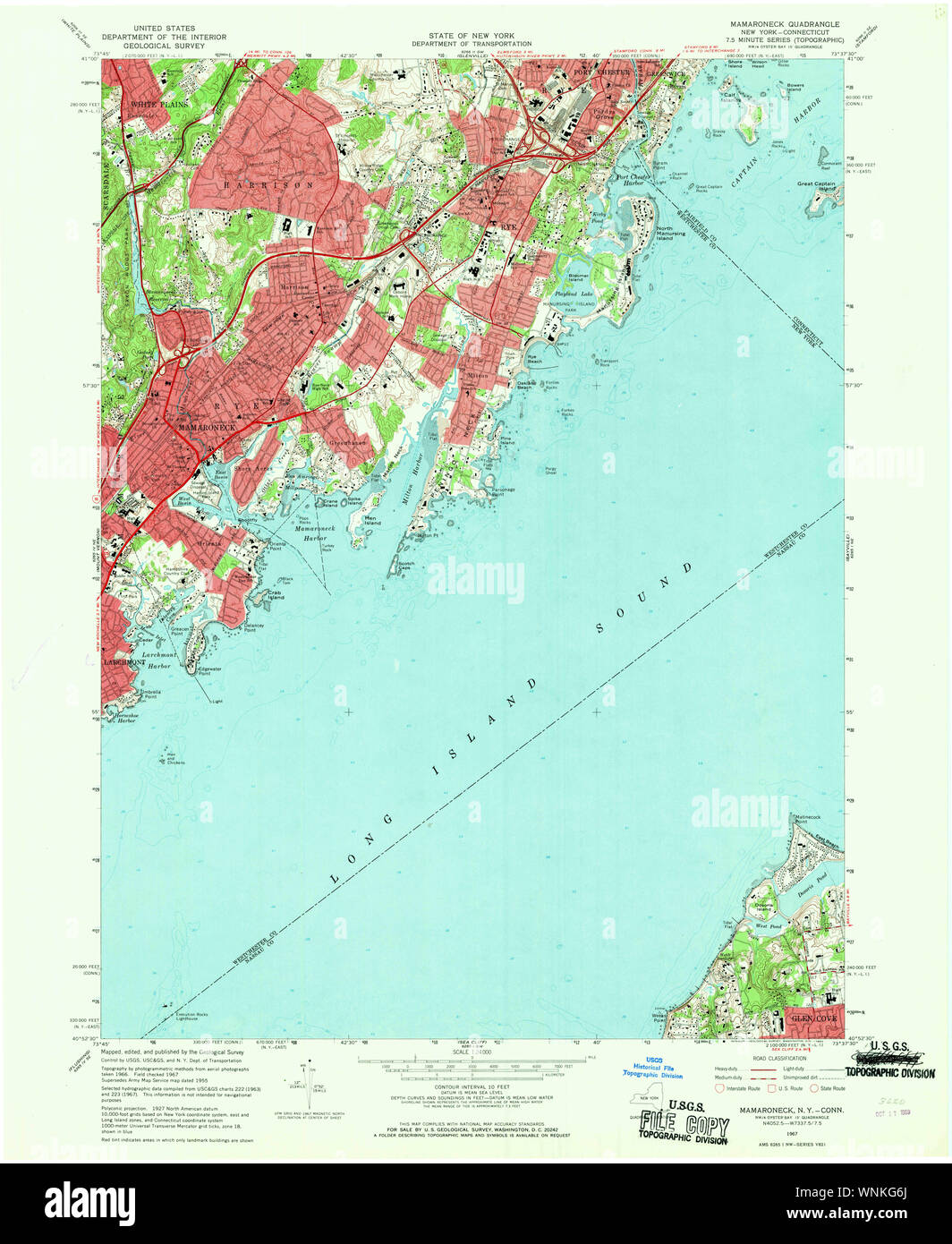 Map of mamaroneck new york hires stock photography and images Alamy