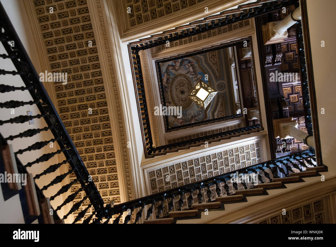 SPAIN, SEVILLE: The Alfonso XIII Hotel is the most expensive and elegant hotel in town. Stock Photo