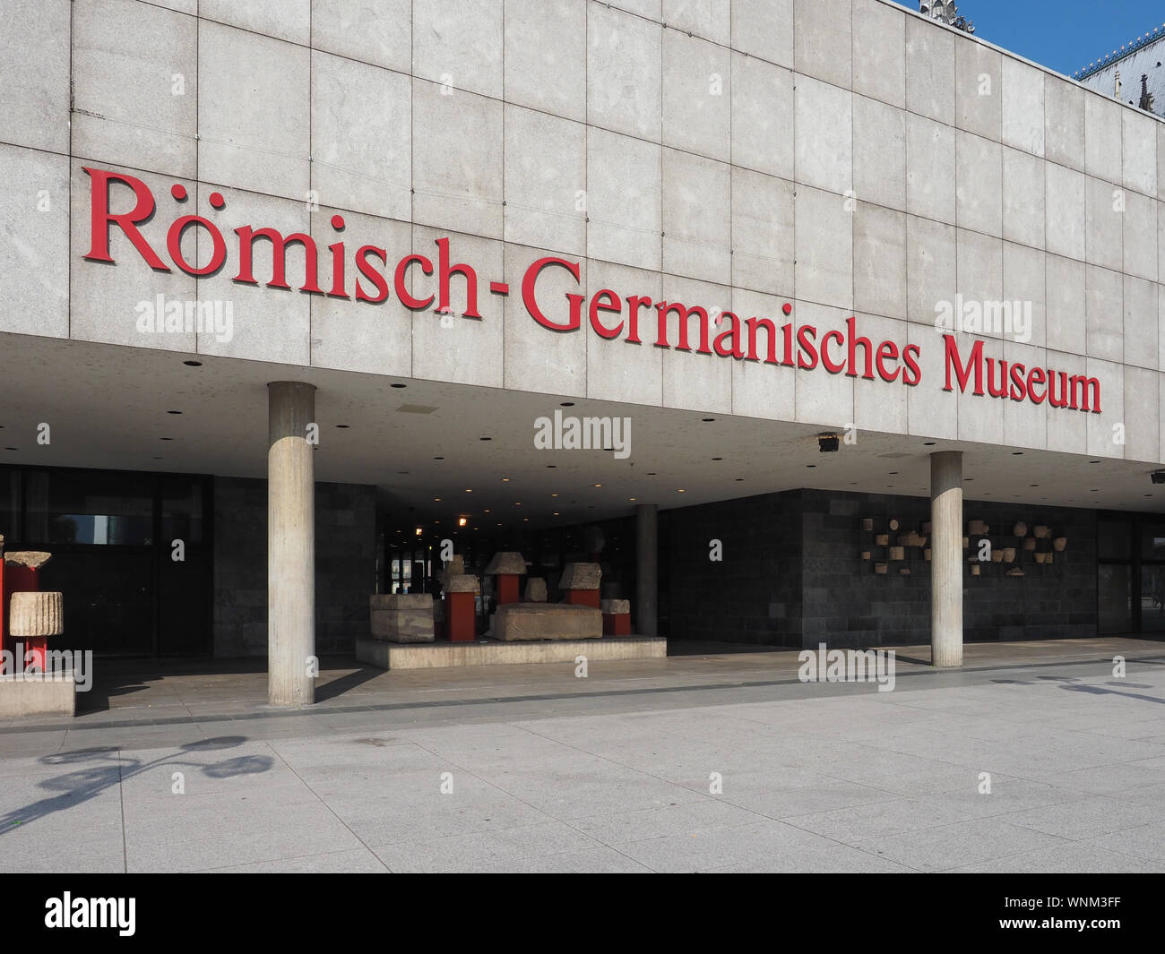 KOELN, GERMANY - CIRCA AUGUST 2019: Roemisch Germanisches (meaning Roman Germanic) museum Stock Photo