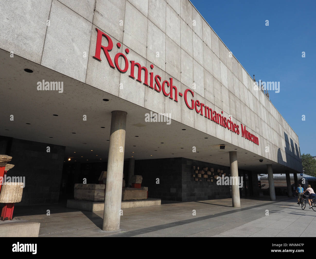 KOELN, GERMANY - CIRCA AUGUST 2019: Roemisch Germanisches (meaning Roman Germanic) museum Stock Photo