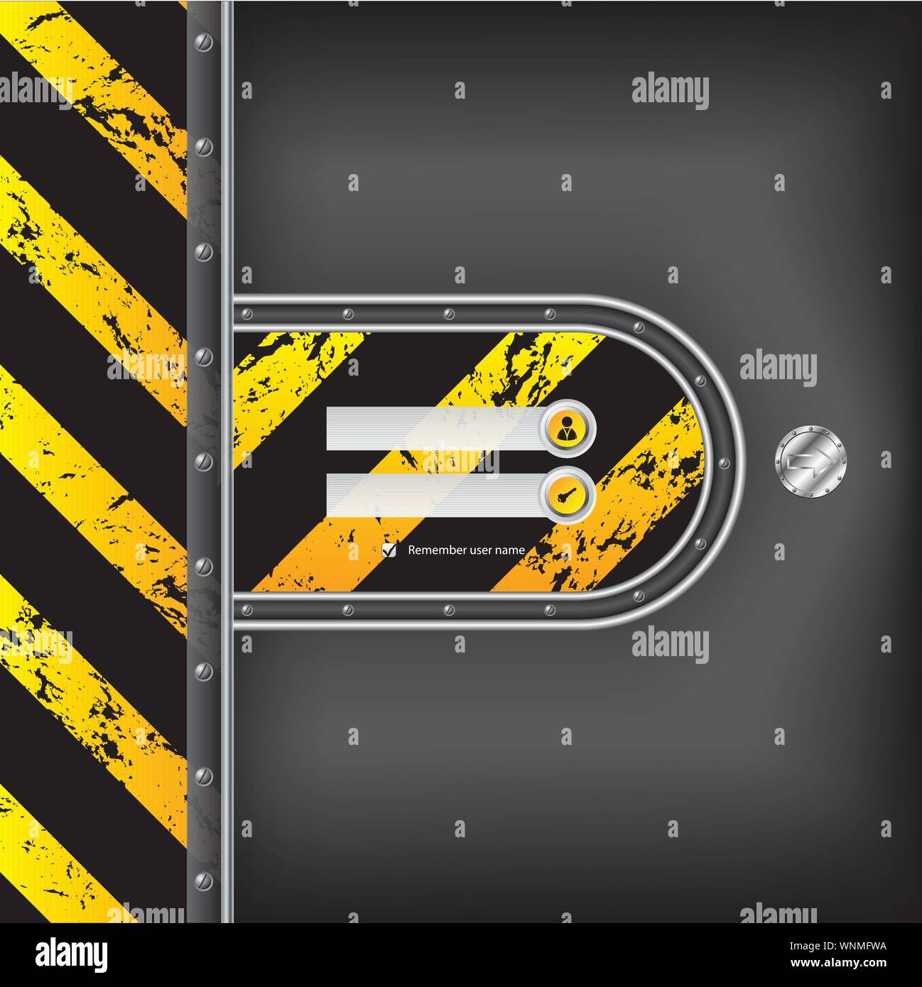 Abstract industrial login interface Stock Vector Image & Art - Alamy