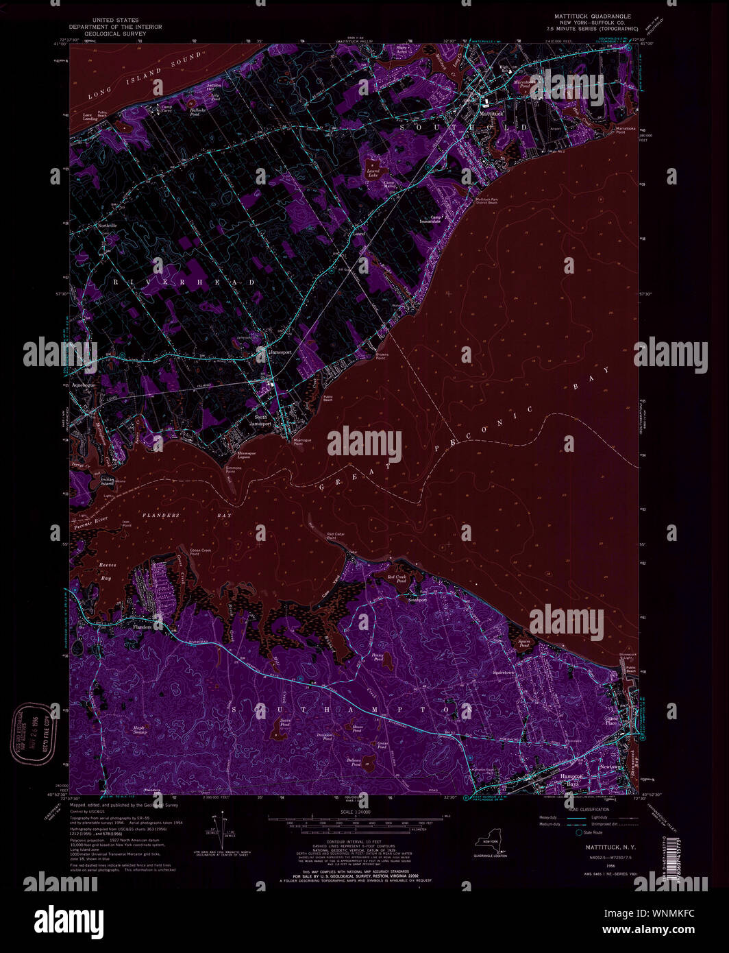 Mattituck map hires stock photography and images Alamy