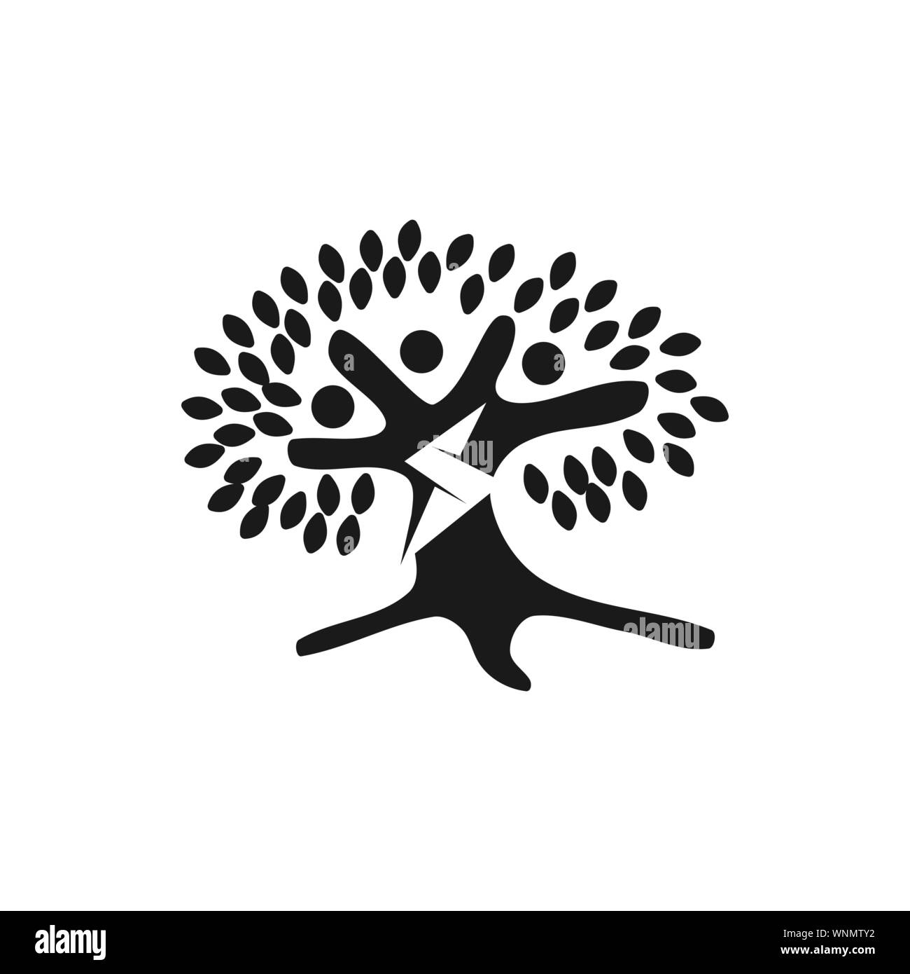 Commitment Teamwork Together Business Black Logo Illustration Vector ...