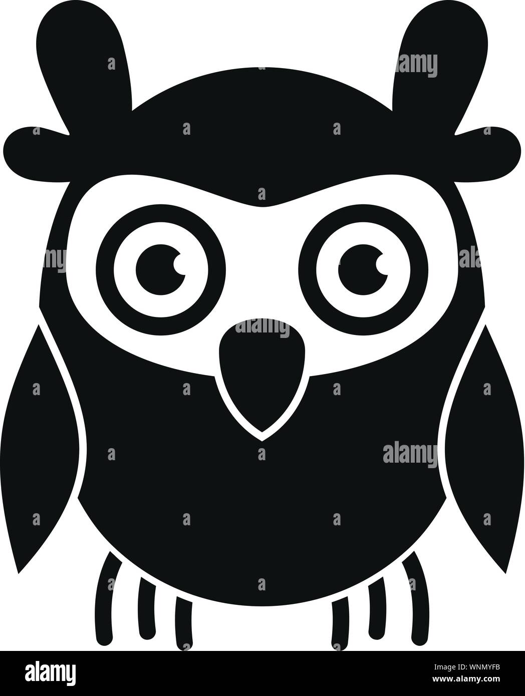 Knowledge owl icon. Simple illustration of knowledge owl vector icon ...
