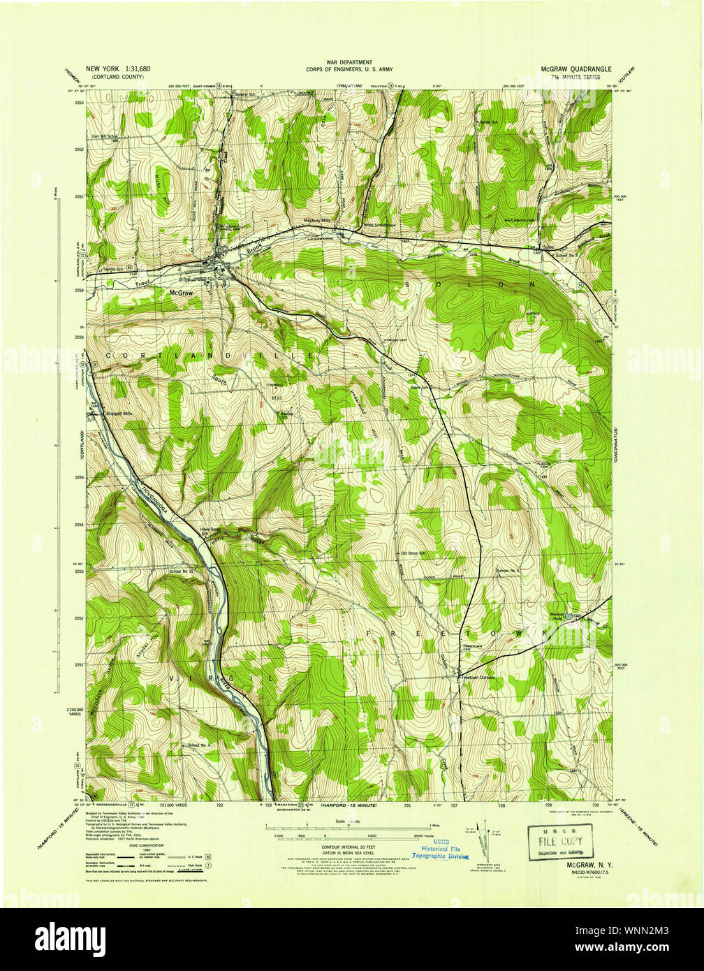 New York NY Mc Graw 130495 1944 31680 Restoration Stock Photo Alamy