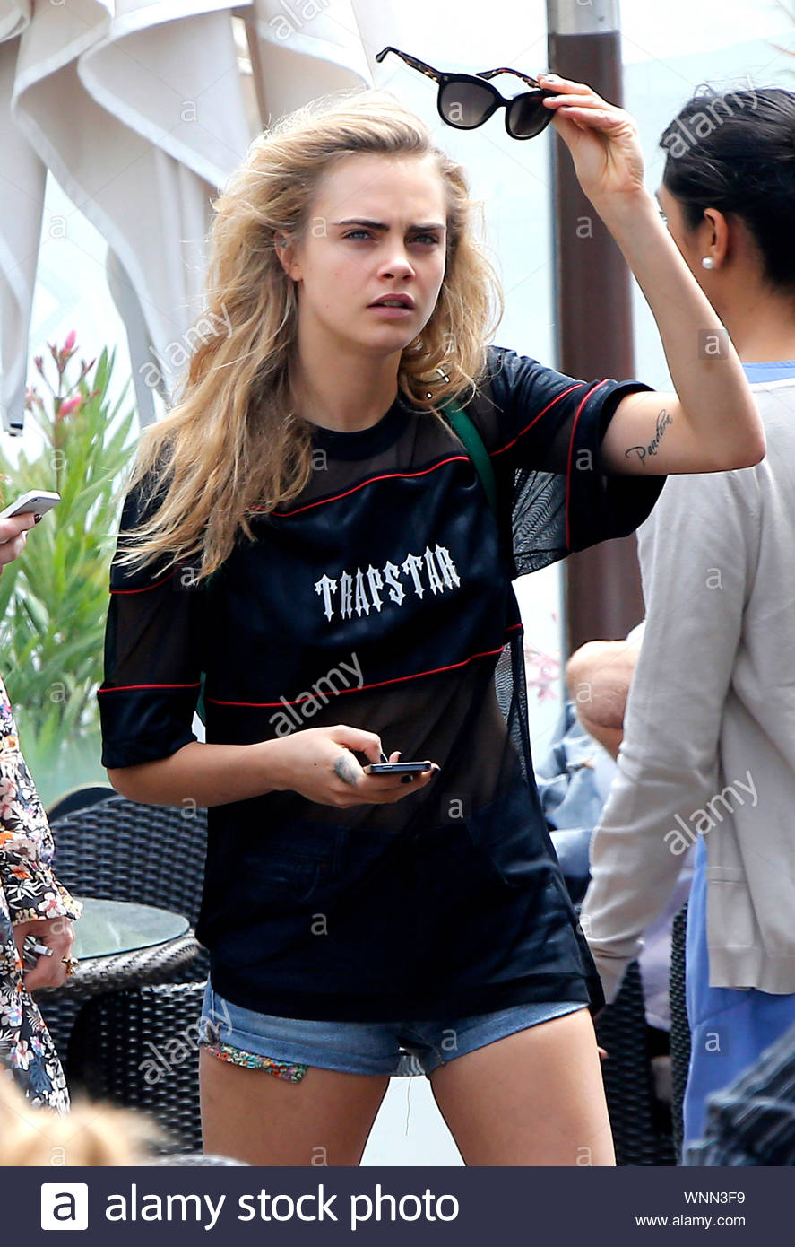 Paris France English Fashion Model Cara Delevingne Is Not