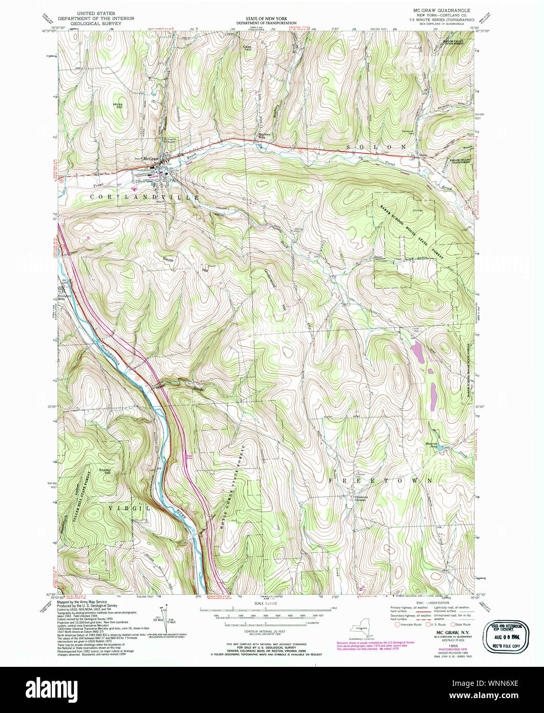 New York NY Mc Graw 137437 1955 24000 Restoration Stock Photo Alamy