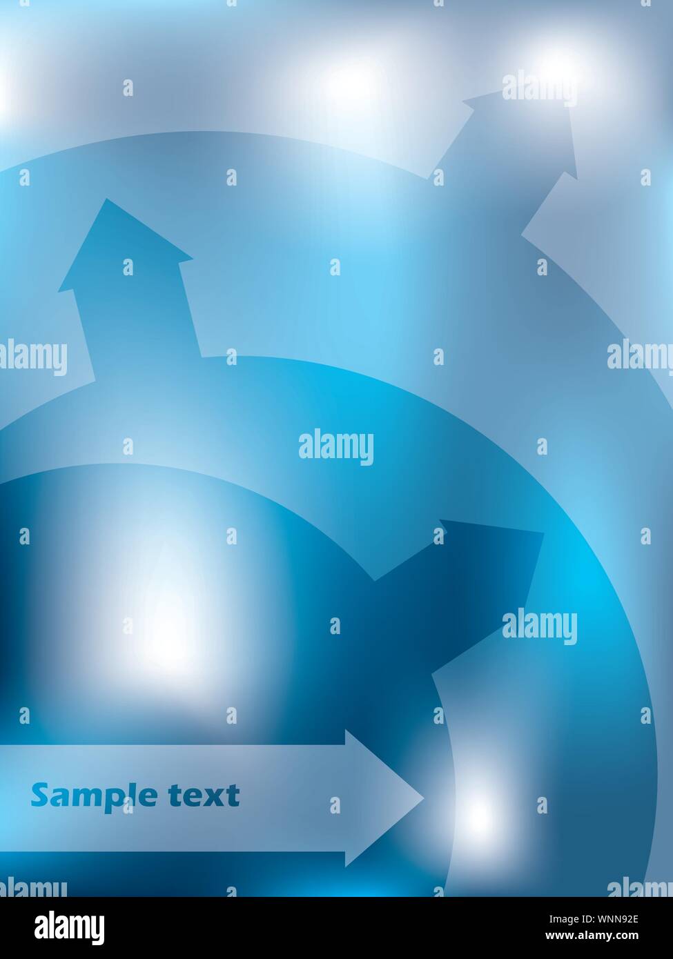 Abstract blue background design with arrows Stock Vector Image & Art ...