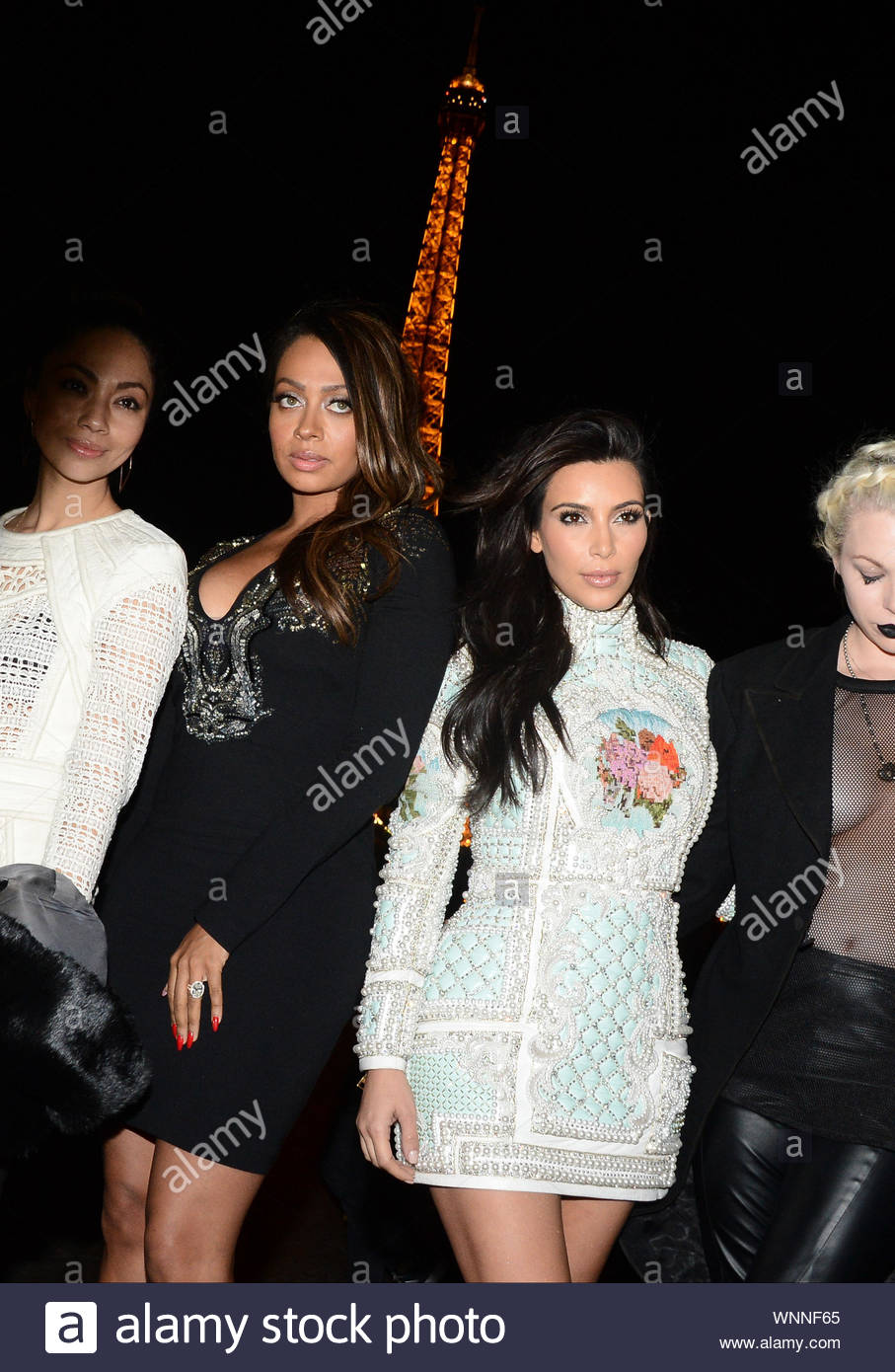 Paris France Kim Kardashian Joined Her Closest Girlfriends For