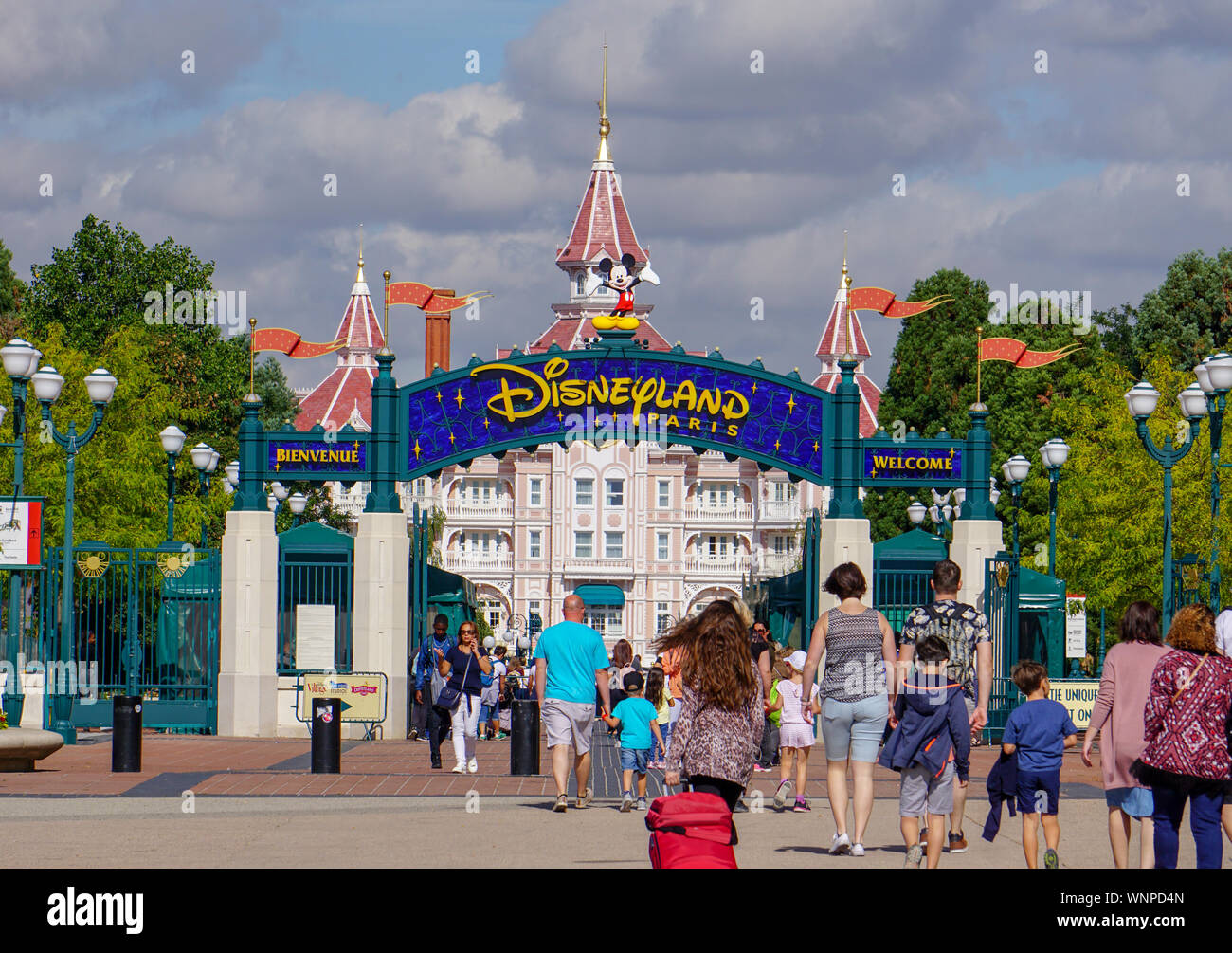 Disneyland Paris in September 2019 Stock Photo