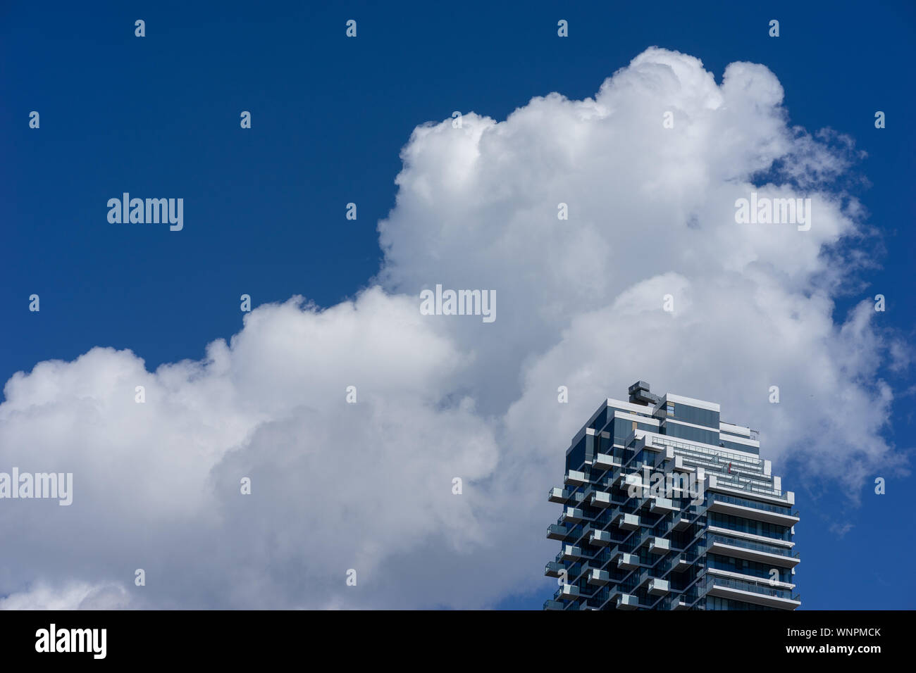 Toronto is changing very rapidly. It seems like new buildings pop up on a daily basis. Stock Photo