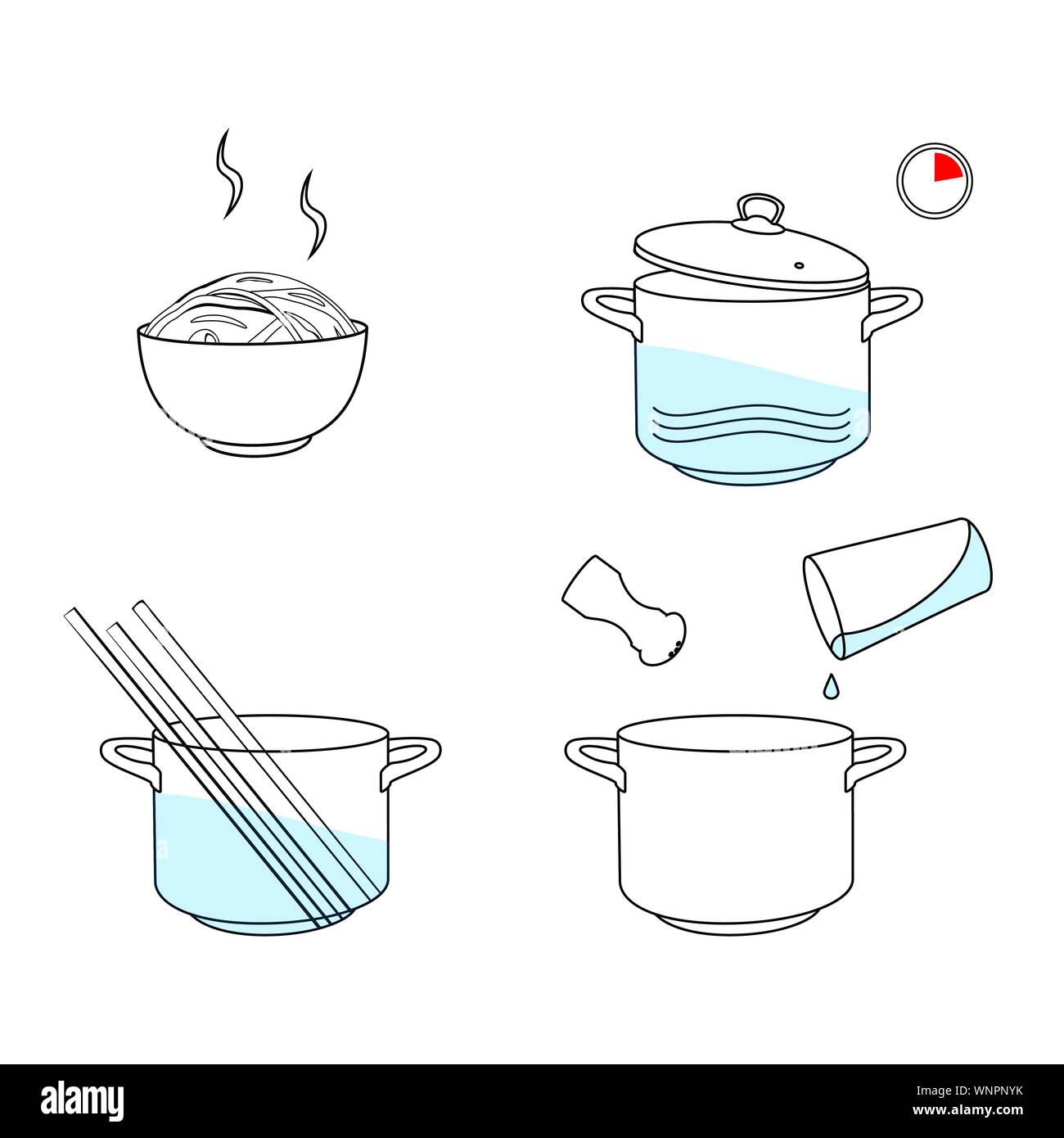 Pasta cooking directions, instructions. Steps how to prepare pasta