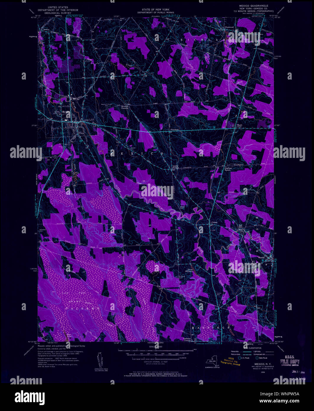 Mexico map topographical hires stock photography and images Alamy