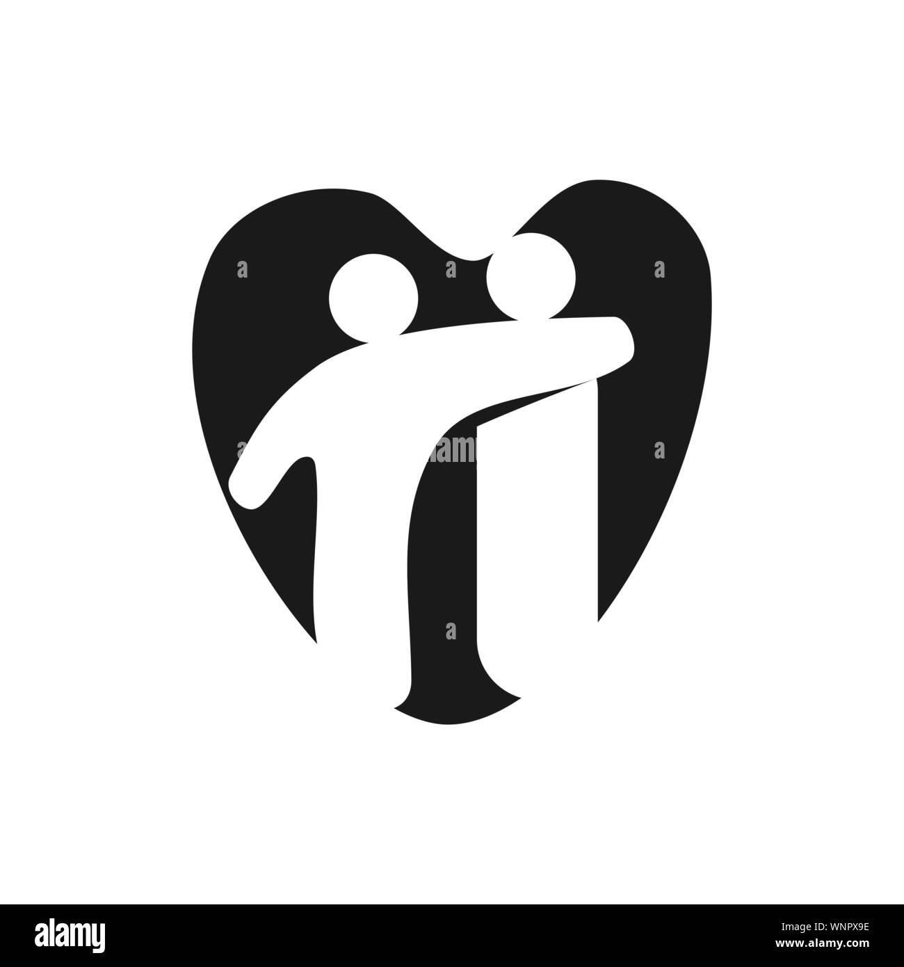 Commitment Teamwork Together Business Black Logo Illustration Vector ...