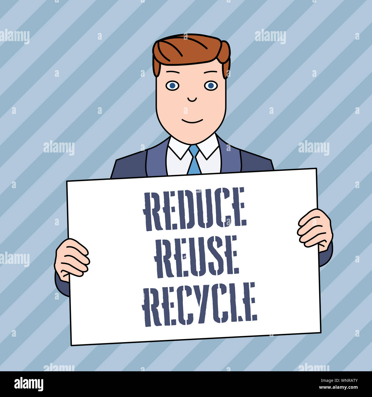 Conceptual Hand Writing Showing Reduce Reuse Recycle. Concept Meaning ...